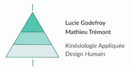 Logo pyramide Répare ton corps Lucie GODEFROY et Mathieu TREMONT Kinésiologie Appliquée et Humain Design